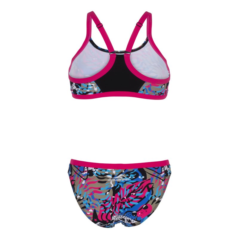 Aquafeel Damen Bikini Dynamicback Abstract Jungle