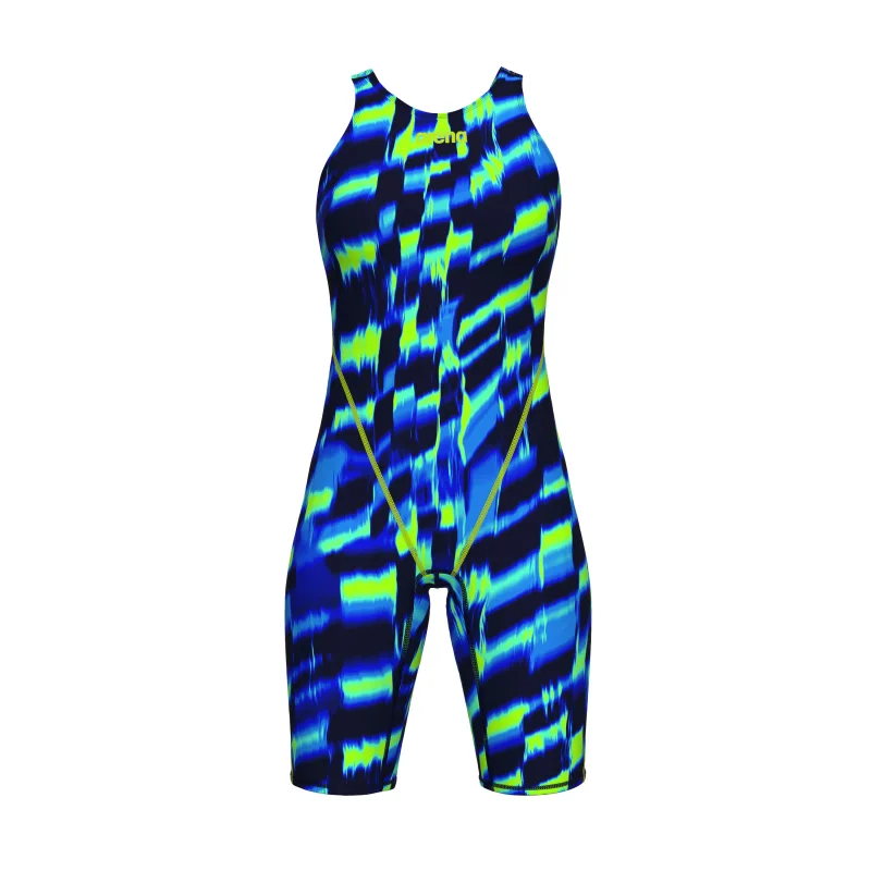 Arena Powerskin ST Next Damen Open Back Wettkampfanzug Aqua Gleam LE