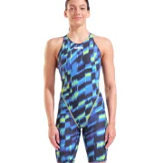 Arena Powerskin ST Next Damen Open Back Wettkampfanzug Aqua Gleam LE