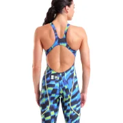 Arena Powerskin ST Next Damen Open Back Wettkampfanzug Aqua Gleam LE