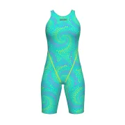 Arena Powerskin ST Next Damen Open Back Wettkampfanzug Fireflow - Seaglass LE
