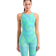 Arena Powerskin ST Next Damen Open Back Wettkampfanzug Fireflow - Seaglass LE