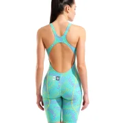 Arena Powerskin ST Next Damen Open Back Wettkampfanzug Fireflow - Seaglass LE