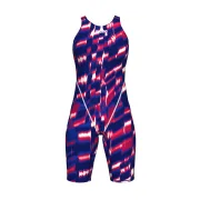 Arena Powerskin ST Next Damen Open Back Wettkampfanzug Red - White - Blue LE
