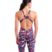 Arena Powerskin ST Next Damen Open Back Wettkampfanzug Red - White - Blue LE
