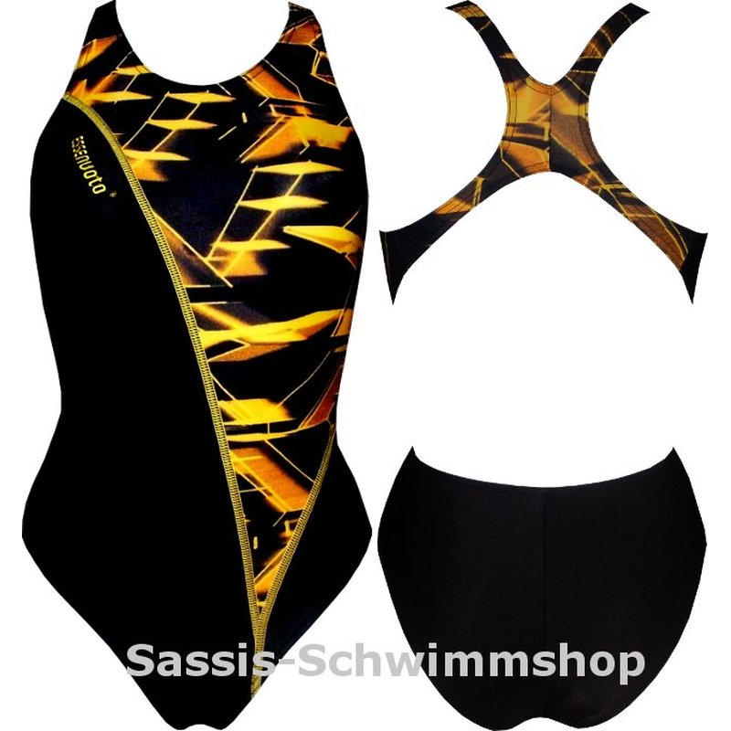 ESSENUOTO Badeanzug BLACK CRAZY