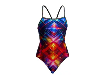 Funkita Damen Badeanzug Firefly Sparkle Single Strap