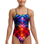Funkita Damen Badeanzug Firefly Sparkle Single Strap