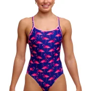 Funkita Damen Badeanzug Flocked Up Diamond Back