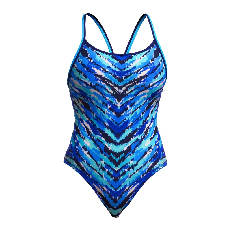Funkita Damen Badeanzug Fur Seal Diamond Back
