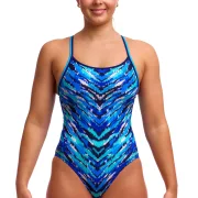 Funkita Damen Badeanzug Fur Seal Diamond Back