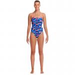 Funkita Damen Badeanzug Lava Lights Strapped In