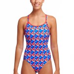 Funkita Damen Badeanzug Out Foxed Diamond Back