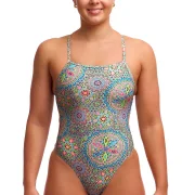 Funkita Damen Badeanzug Pretti Penny Tie Me Tight