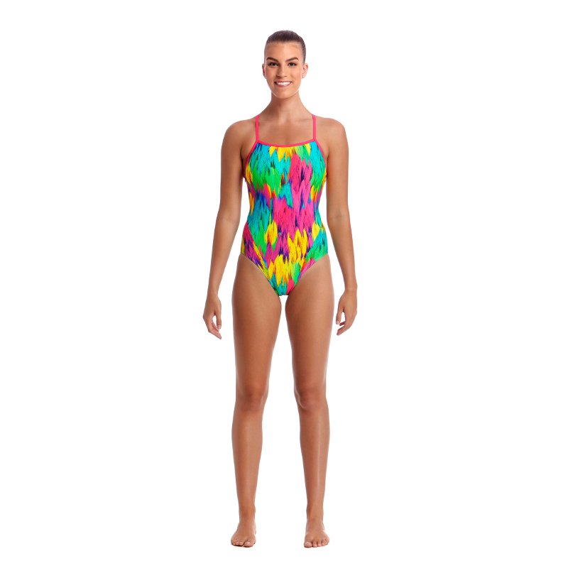 Funkita Damen Badeanzug Ruffles Single Strap