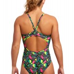 Funkita Damen Badeanzug Dot Matrix Diamond Back