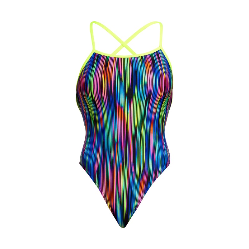 Funkita Damen Badeanzug Rain Down Strapped In
