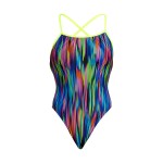 Funkita Damen Badeanzug Rain Down Strapped In