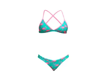 Funkita Damen Bikini Go Flamingo! Tri Top