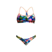 Funkita Damen Bikini Palm Prism Crop Top