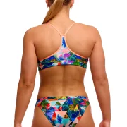 Funkita Damen Bikini Palm Prism Crop Top