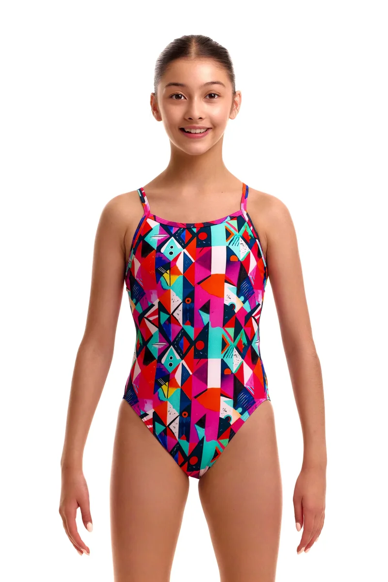 Funkita Mädchen Badeanzug Art Dropout Single Strap