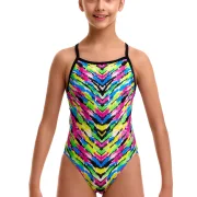 Funkita Mädchen Badeanzug Happy Hide Single Strap
