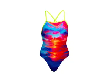 Funkita Mädchen Badeanzug Sunset Delight Tie Me Tight