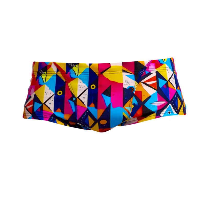 Funky Trunks Herren Broken Blox Classic Trunks Badehose