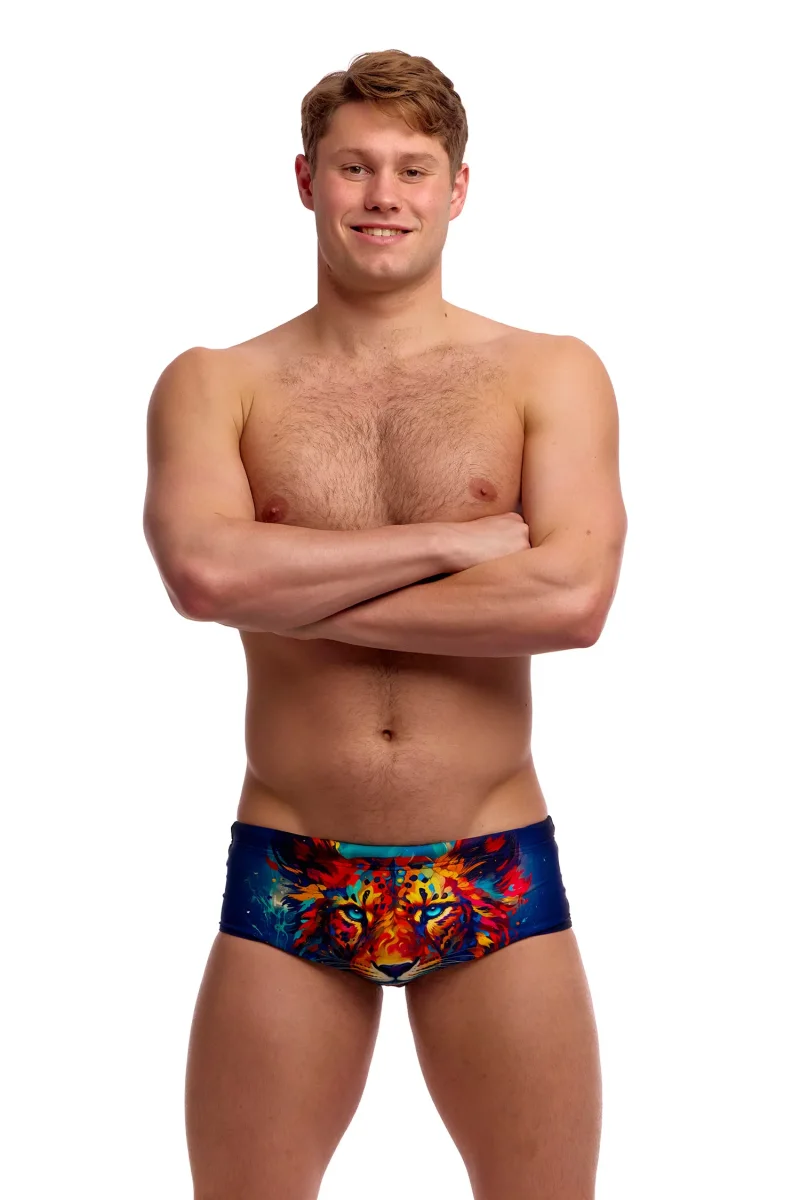 Funky Trunks Herren Meow Baby Sidewinder Badehose
