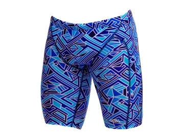 Funky Trunks Jammer Boy's Block Chain