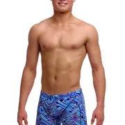 Funky Trunks Jammer Boy's Block Chain