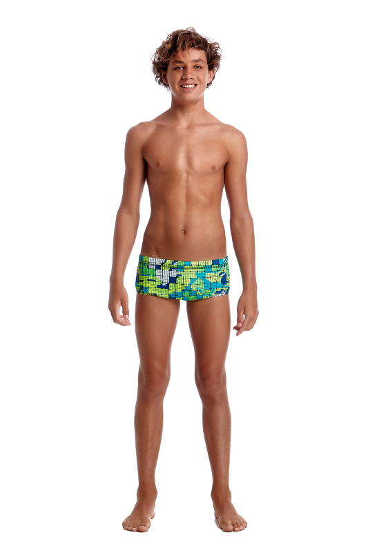 Funky Trunks Trainer Jungen Glow Rider Badehose