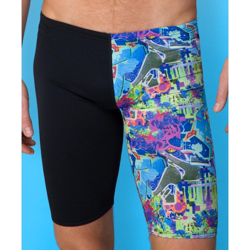 Maru Badehose Jammer Herren GRAFFITI SKY