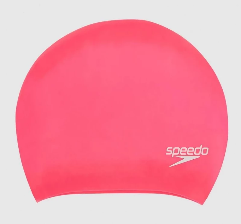 Speedo Badekappe für lange Haare pink