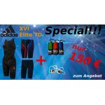adidas ADIZERO XVI FSM Wettkampf Jammer FREISTIL + Microfaserhandtuch + Schwimmbrille