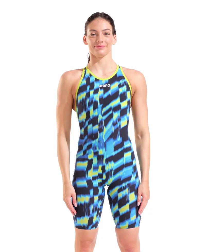 arena Carbon Air 2 Damen Aqua Gleam LTD ED offener Rücken
