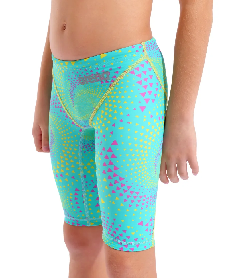 arena Powerskin ST Next Jammer Jungen Wettkampfhose Fireflow-Seaglass LE