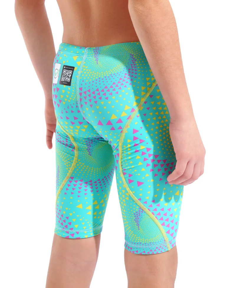 arena Powerskin ST Next Jammer Jungen Wettkampfhose Fireflow-Seaglass LE