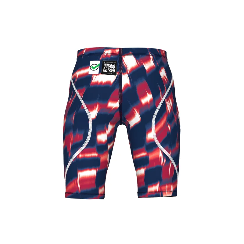 arena Powerskin ST Next Jammer Jungen Wettkampfhose Red - White - Blue LE