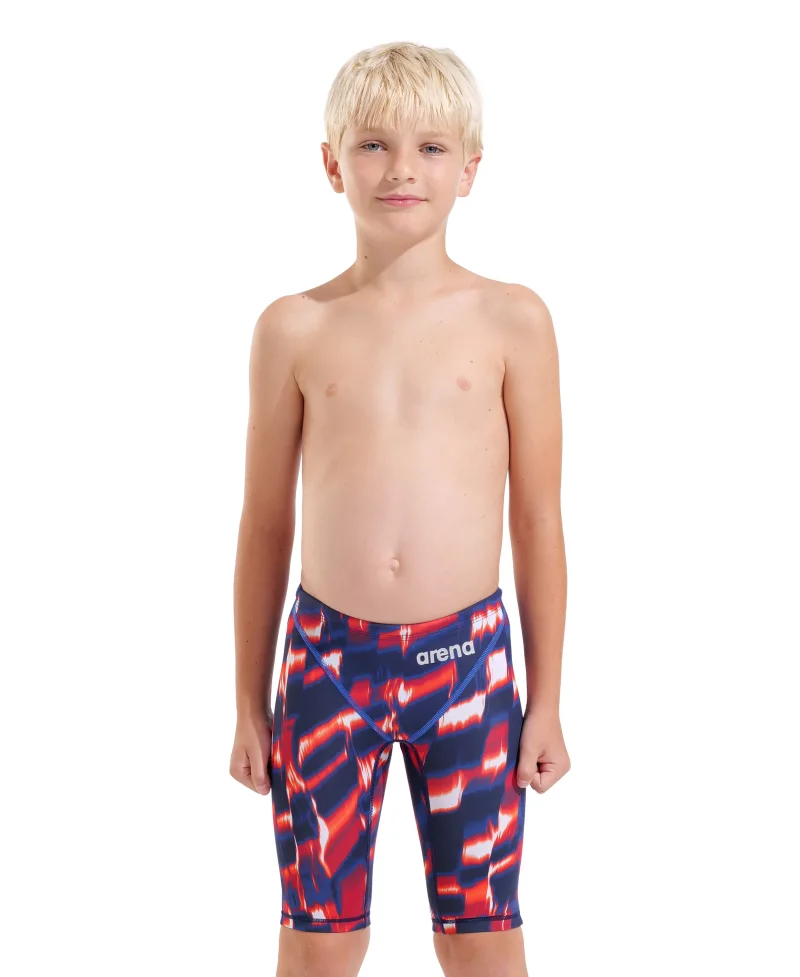 arena Powerskin ST Next Jammer Jungen Wettkampfhose Red - White - Blue LE