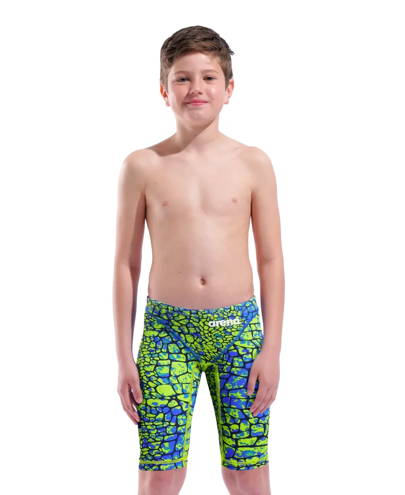 arena Powerskin ST Next Jammer Jungen Wettkampfhose Snake Green LE