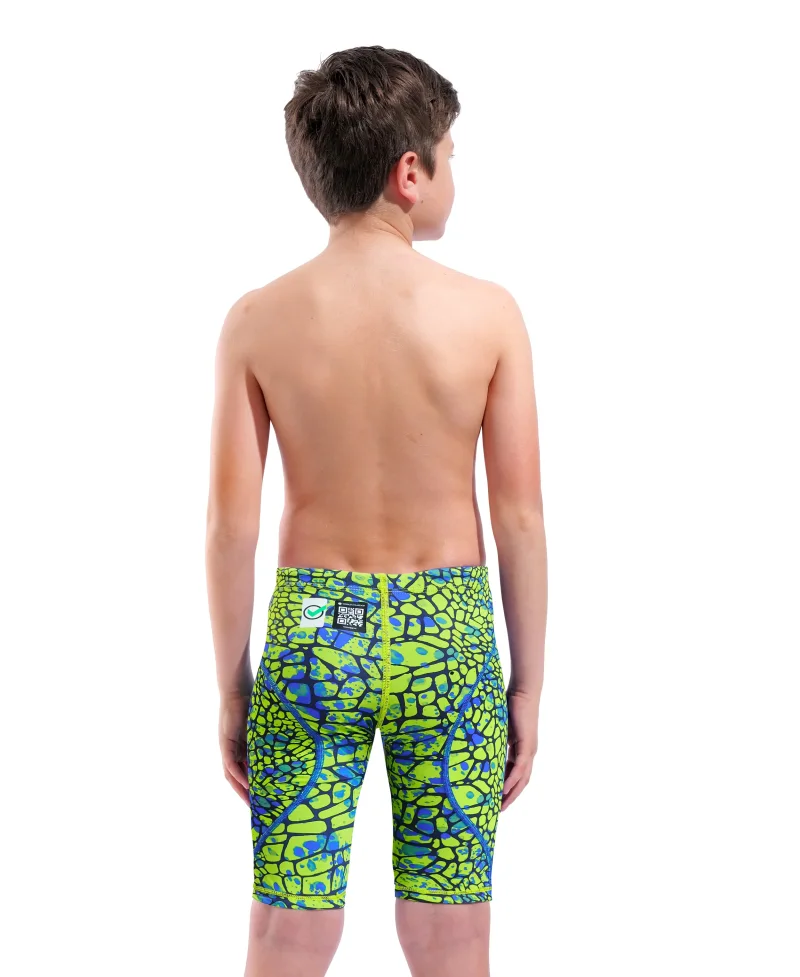arena Powerskin ST Next Jammer Jungen Wettkampfhose Snake Green LE