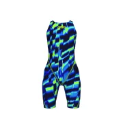 arena Powerskin ST Next Mädchen Open Back Wettkampfanzug Aqua Gleam LE