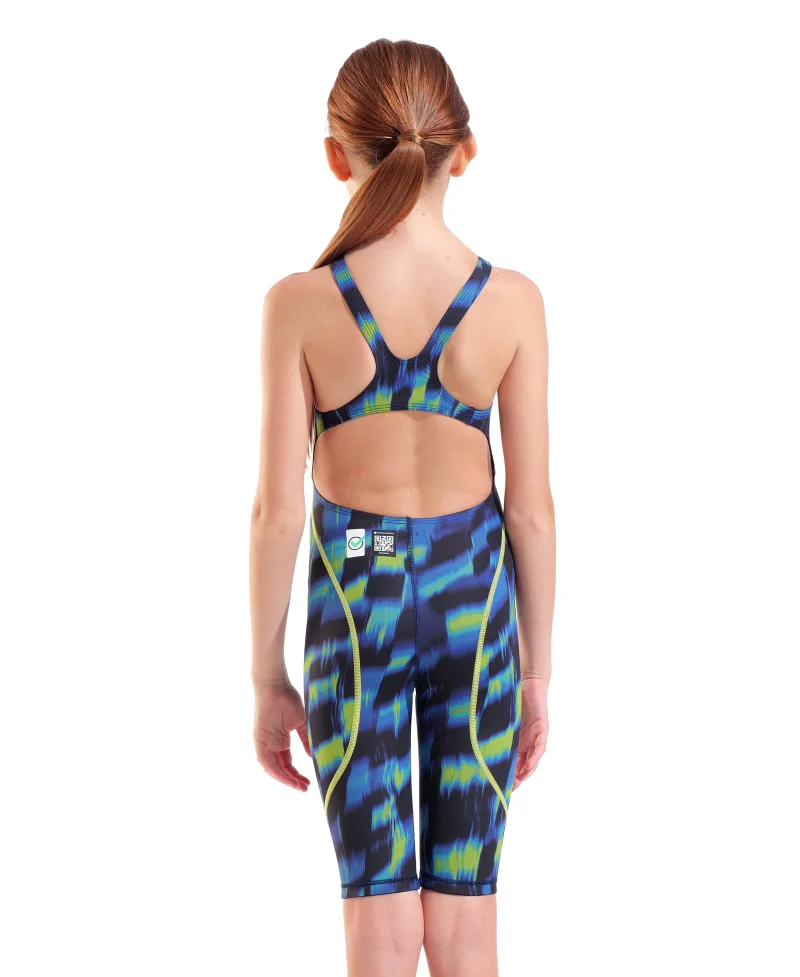 arena Powerskin ST Next Mädchen Open Back Wettkampfanzug Aqua Gleam LE