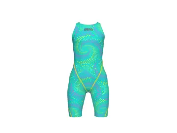 arena Powerskin ST Next Mädchen Open Back Wettkampfanzug Fireflow - Seaglass LE