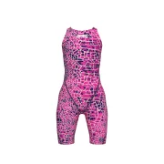 arena Powerskin ST Next Mädchen Open Back Wettkampfanzug Snake - Pink LE