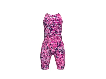 arena Powerskin ST Next Mädchen Open Back Wettkampfanzug Snake - Pink LE