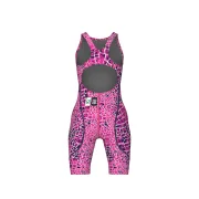 arena Powerskin ST Next Mädchen Open Back Wettkampfanzug Snake - Pink LE