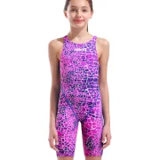 arena Powerskin ST Next Mädchen Open Back Wettkampfanzug Snake - Pink LE